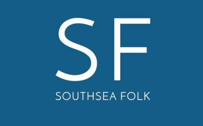 Logo of Southsea Folk who awarded Beautiful Minds podcast an award